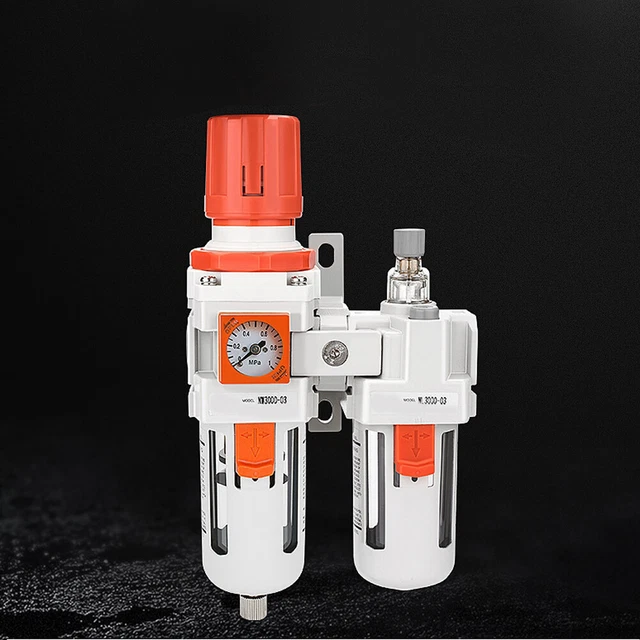 NANPU Oil Water Filter Regulator Lubricator Treatment Separator G3/8in