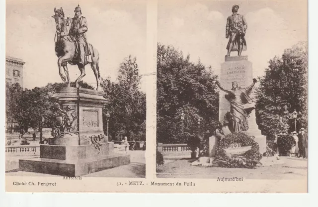 METZ - Moselle - CPA 57 - Monument du poilu