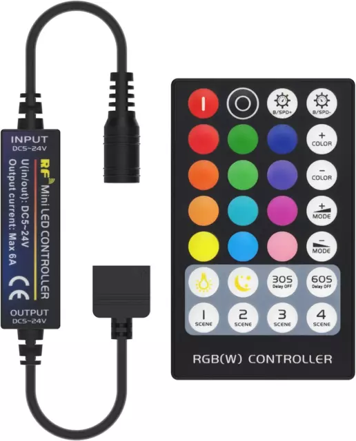 Mini 5 PIN RGBW 5050 Rgb+Weiß Rf-Fernbedienung 28 Tasten Für Rgbw-Led-Streifen