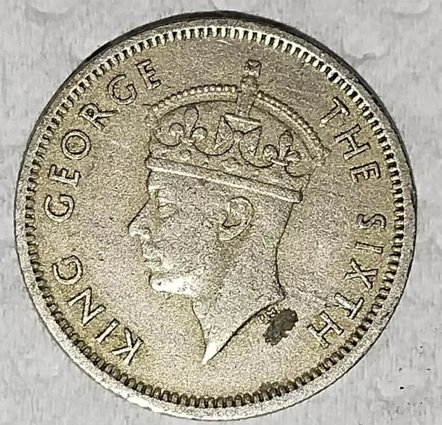 Malaya British Borneo 10 Cents 1948 2