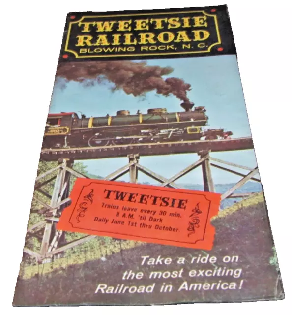 1960's TWEETSIE RAILROAD ET&WNC BLOWING ROCK NORTH CAROLINA