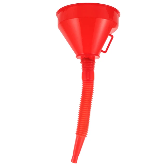 Entonnoir BGS Diy 8031 Ø 140 Mm Avec Tamis Et Bec Flexible 290 Mm – Idéal Pour Huile Et Liquides