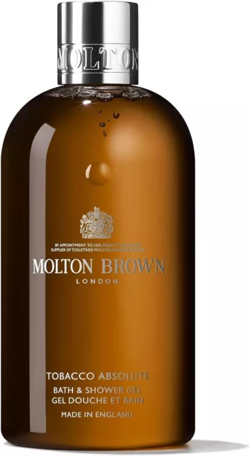 New Molton Brown London Tobacco Absolute Bath & Shower Gel Body Wash 300ml 10oz