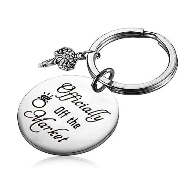 "Officially Off The Market" Bridal Shower Keychain Gift