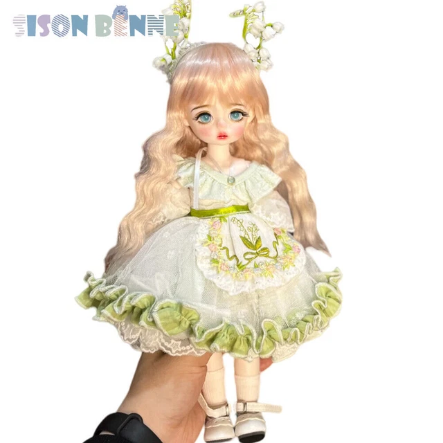 Poupée BJD 1/6 Complète - Fille Mignonne Avec Perruque, Vêtements Et Chaussures - Marque SISON BENNE - Neuf