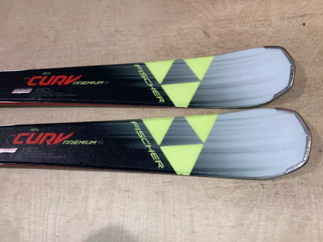 SKIS FISCHER RC4 THE CURV PREMIUM Ti 150 cm + Z11 TOP SKIS ! FREE SHIPPING