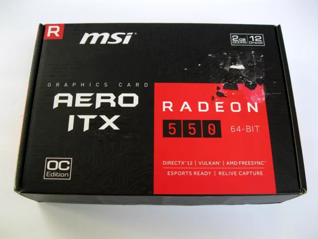 Rx 550 aero hotsell itx 2g oc