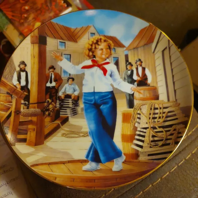Vintage Shirley Temple "Captain January " Danbury Mint Decorative Plate
