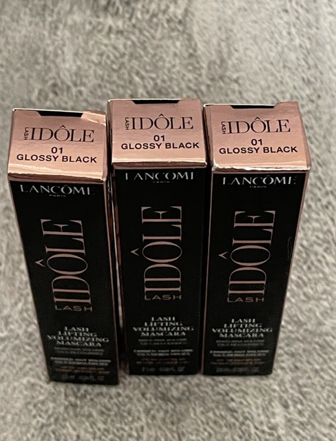 6 x Lancome Lash Idole Lifting Volumizing Mascara 01 Glossy Black 2.5 ml ea -NIB