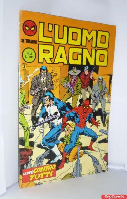 L'uomo Ragno Settimanale Anno Ii N. 2 Uno Contro Tutti 11 Marzo 1982 Fumetto