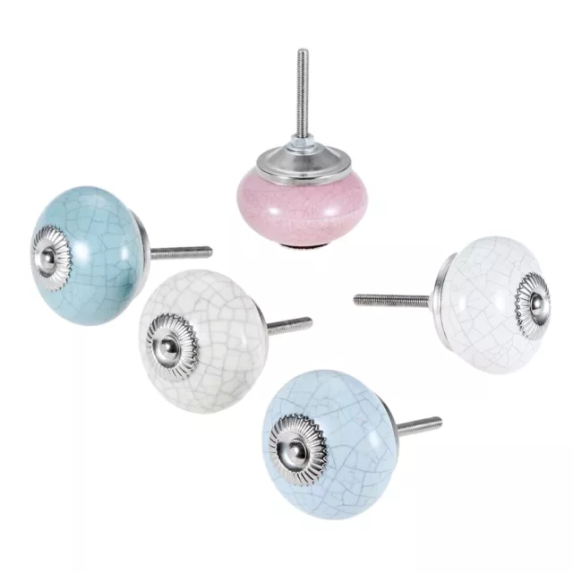 Ceramic Crack Knobs Cabinet Drawer Dresser Cupboard Pull & Handles Home Hardware