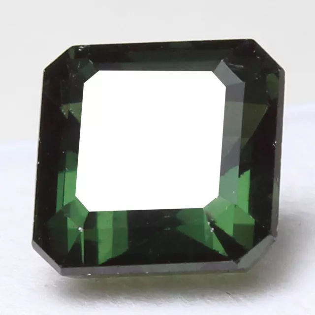 Rare 9.80 CT Naturel Vert Tsavorite Grenade Carré non Chauffé Certifié Vrac Gems