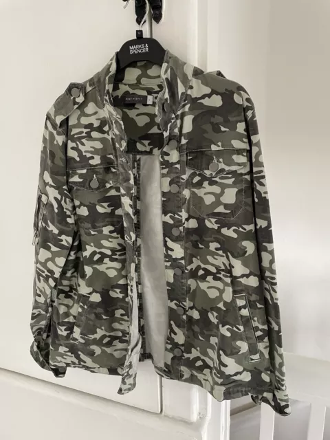 Mint velvet camo jacket deals