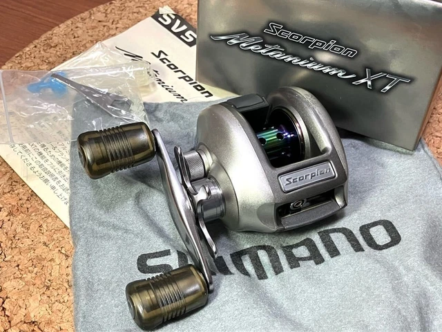 SHIMANO SCORPION METANIUM XT 97 Right-Hand Silver Saltwater
