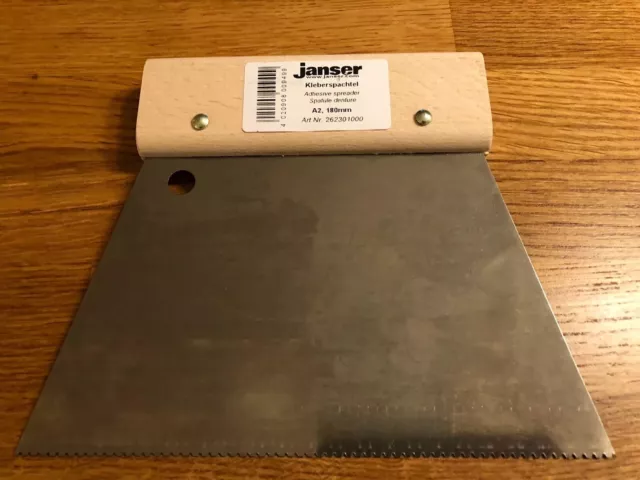 Janser A2 Karndean Amtico Vinyl Flooring A2 Adhesive Spreader, Glue trowel