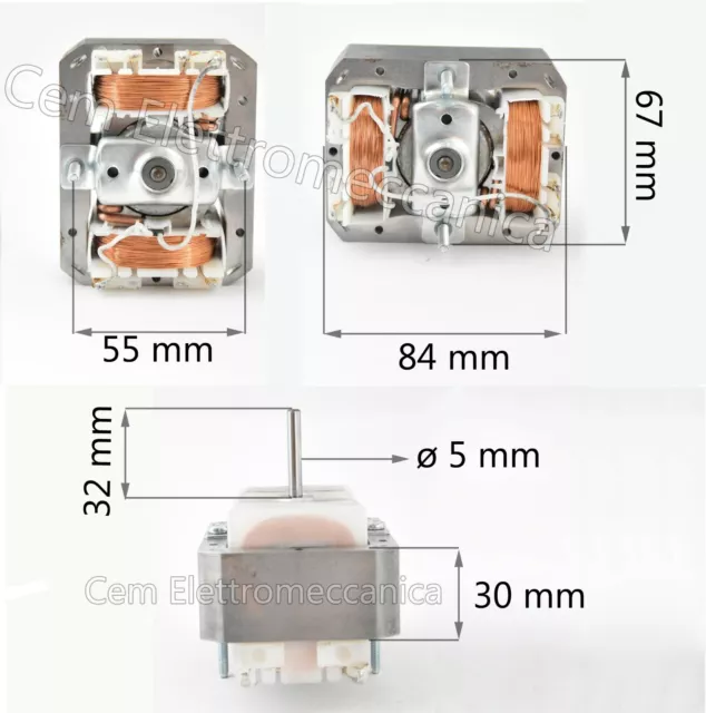 Motore per cappa aspirante faber 125 Watt a 3 velocità 220 240 Volt - Italiano 2