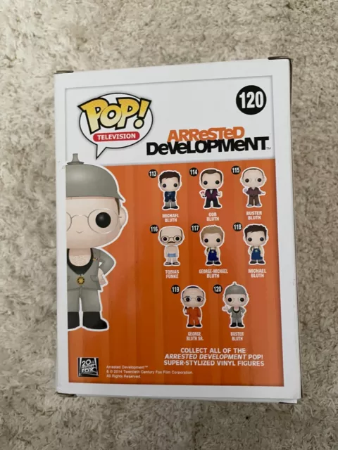 Funko Pop! Television Arrested Development Buster Bluth #120 Vinyl Figure In Box 3