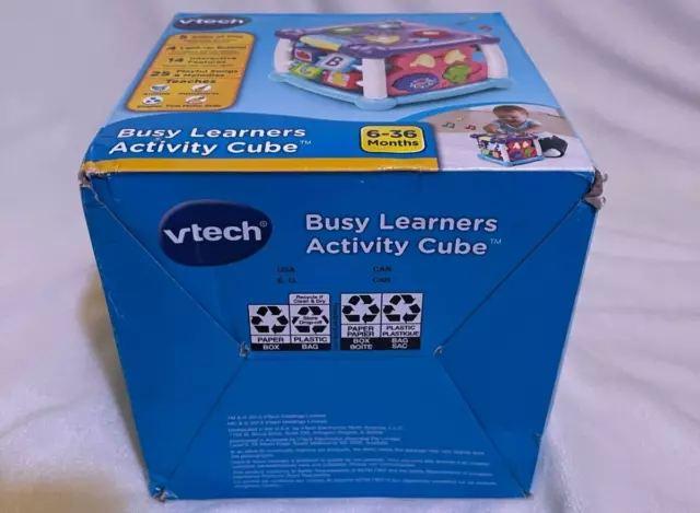 VTech 80-150589 Busy Learners Activity Cube NIB 2