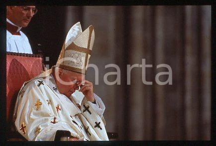 John PAUL II FRANCIA Beatification Federico OZANAM 1997 * 35 mm vintage slide 3