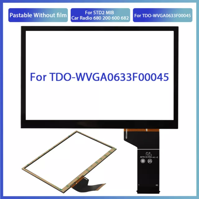 6.5" LCD Touch Screen for VW Seat Skoda MIB STD2 682 200 600 TDO-WVGA0633F00045