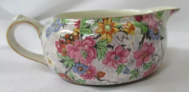 Lord Nelson Ware Mariana Small Floral Chintz Creamer