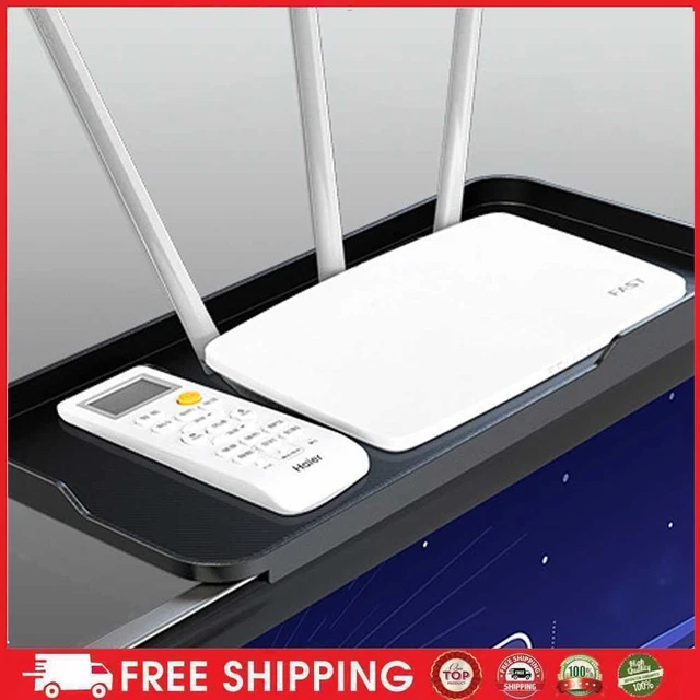 Soporte para estante de almacenamiento Soporte para cajas de medios sin perforaciones para control remoto Marco de fotos