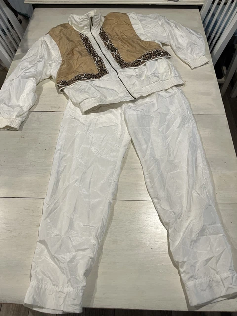 VINTAGE LAVON CHEERFUL CORP TRACKSUIT WINDBREAKER JACKET W/ PANTS Size M~~~D9