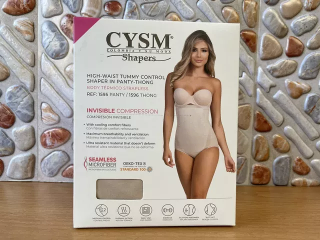 NWT Cysm Shaper Seamless Arm-Control Push-Up Shaper Invisible Compression  LARGE