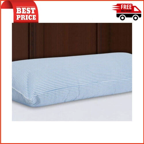 Sleeping more comfortably with HUGE Body Pillow in Blue & White Stripe,20" x 54"