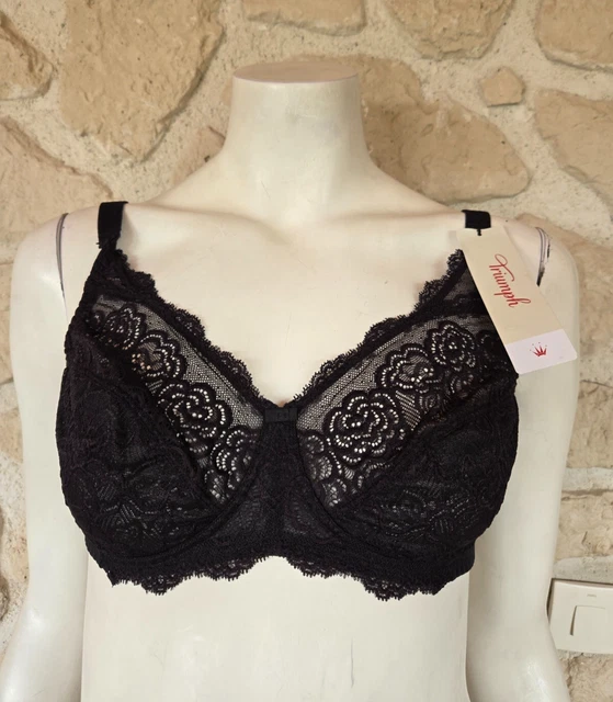 Soutien gorge triangle en dentelle à coques sans armatures Maison Lejaby ECRU pour femme MAISON LEJABY