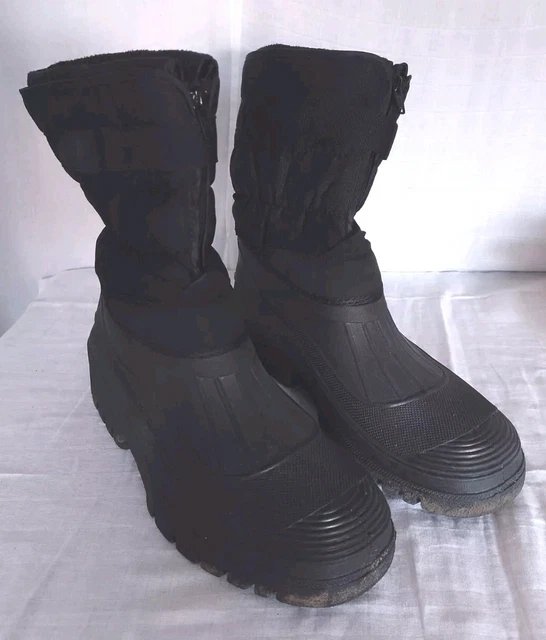 CLIFFORD JAMES MEN'S Snow Boots UK Size 12 Black £15.99 PicClick UK