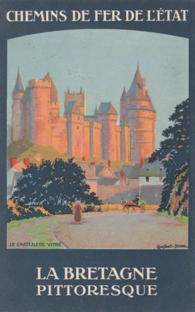 CPA 35 Fougères DINAN CHEMIN DE FER de l'ETAT BRETAGNE PITTORESQUE ConstantDUVAL