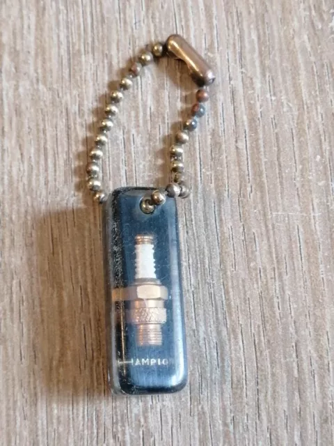 Porte-clés vintage rond Champion bougie d'allumage CT-481 jauge d'écart  conique doit être nettoyé utilisé -  France