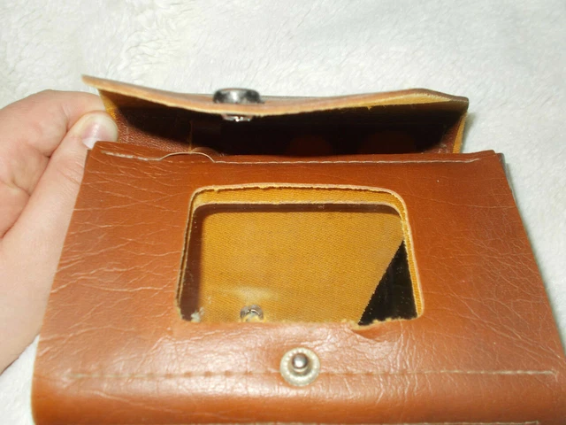 Vintage USSR 1970's razor cover Case with mirror (only case) 3