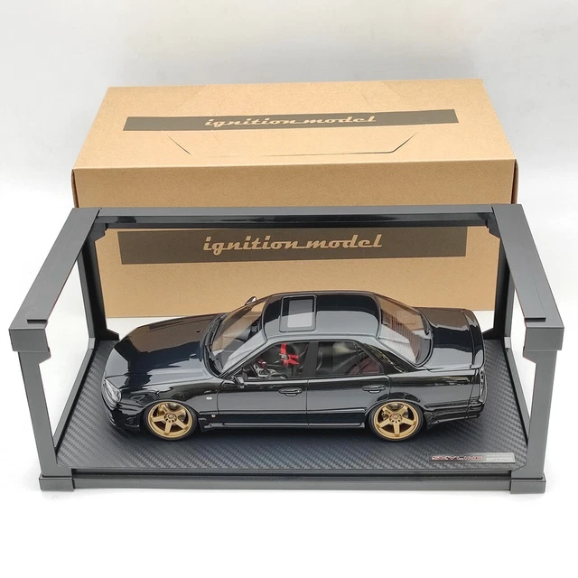 1/18 SCALE IGNITION Model Nissan Skyline 25GT Turbo ER34 Black IG1579