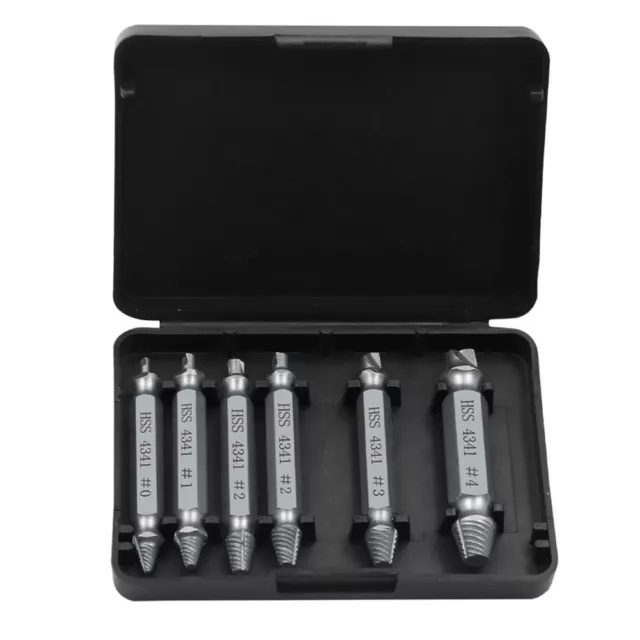 Top Grade 6PCS Stud Reverse Drill Bits for Quick and Easy Screw Extraction