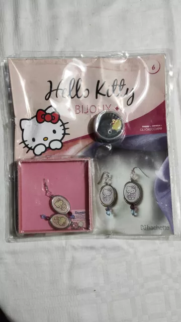 Hello Kitty Bijoux 6 Sanrio Hachette Orecchini Parure Sweety Charm Aggressiva