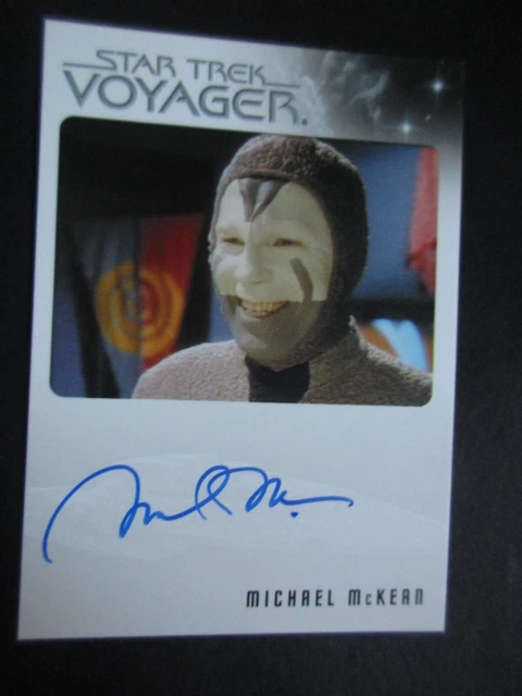 Quotable Star Trek Voyager Michael McKean & Eric Pierpoint Autograph Cards 2