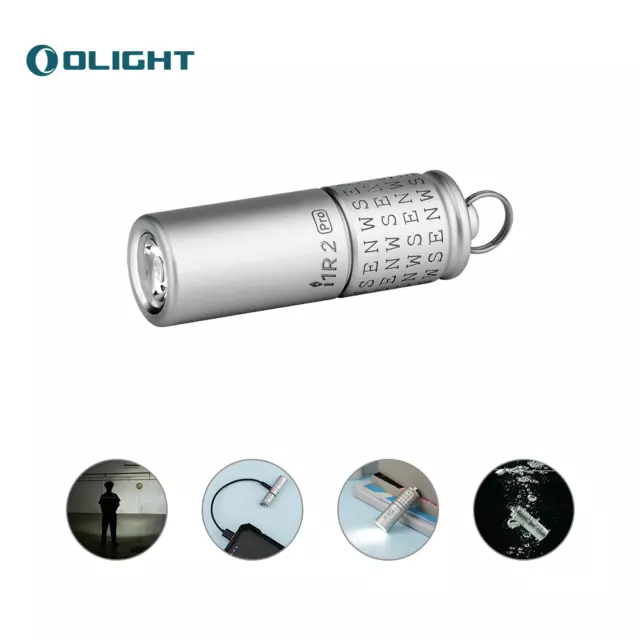 Olight i1R 2 Pro 180 Lumens Keyring Flashlight Rechargeable EDC Torch - North