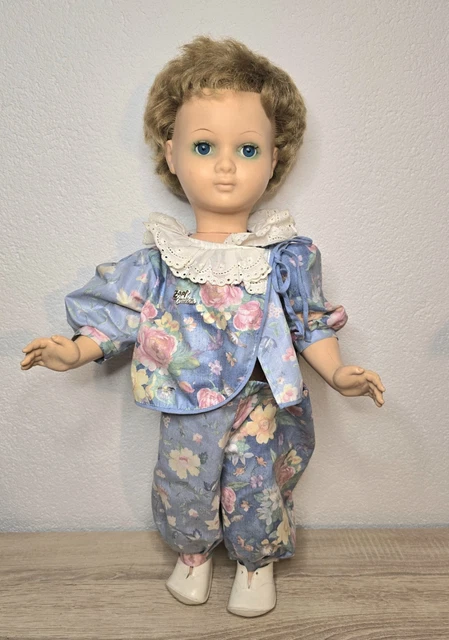Poupée Bella 58 Cm Aux Yeux Bleus Dormeurs - Fabrication Française Années 1960