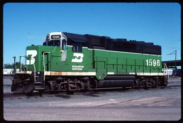 Original Railroad Slide - BN Burlington Northern 1596 Superior WI 6-3-2001
