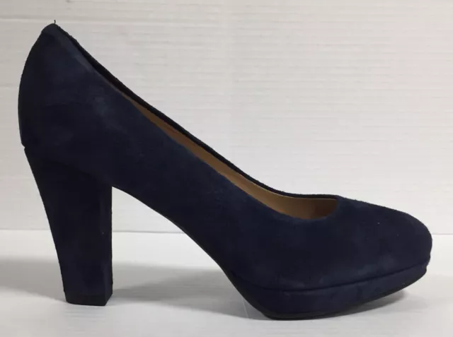IGI & CO.Chaussures pour Femmes Éscarpin Avec Talon et le Plateau en Daim Bleu