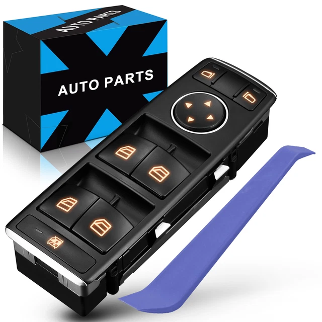 Interrupteur De Vitre électrique Conducteur Avant Pour Mercedes-Benz CLA250 GL350 ML350 Etc. (2012-2019)