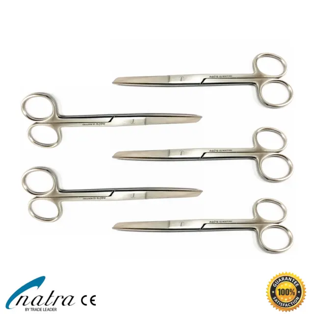 5x Ciseaux Fines Chirurgical Operationsschere Droit 16 CM Pointu / Tronqué