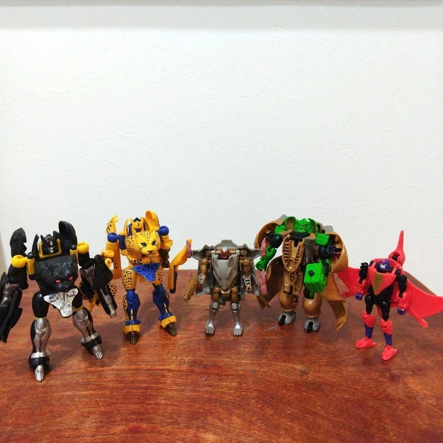 Lot De 5 Figurines CIBOYS Série Cibots Invaders - Red Magic - Vinyl - Neuf (emballage Ouvert)