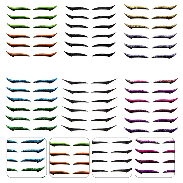 6 pz eyeliner plastica forniture trucco doppia palpebra nastro invisibile