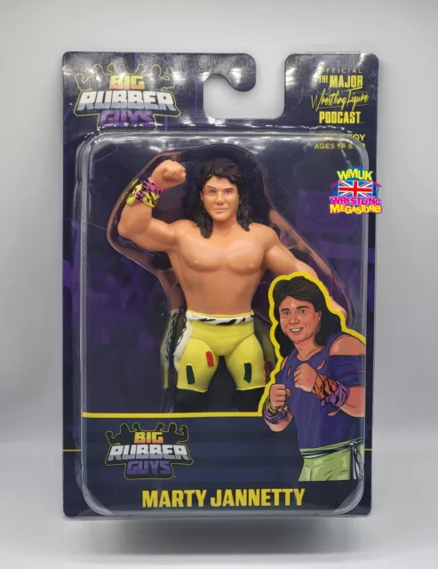 Major Bendies Big Rubber Guys Serie 3 Marty Jannetty WWF WWE LJN *beschädigt*