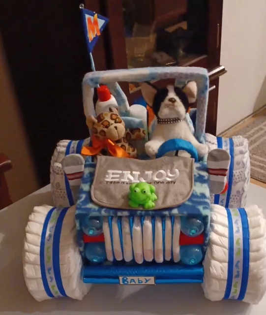 Jeep Diaper Cake