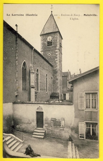 cpa Lorraine 54 - surroundings of Nancy MALZÉVILLE (Meurthe and Moselle) L'CHURCH