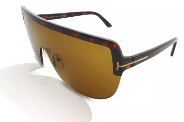 Tom Ford Sunglasses Men's FT0560 Angus-02 54E - Havana Brown